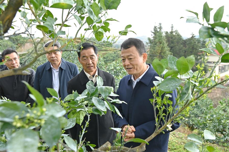 李克坚在赣县区章贡区宣讲全国两会精神并调研